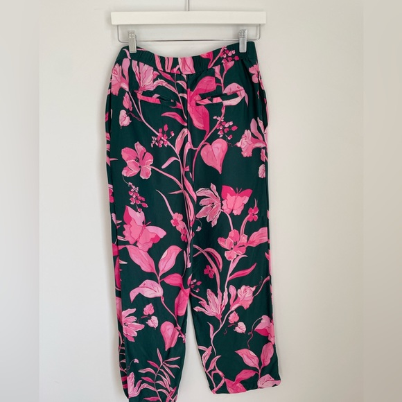 Anthropologie Breezy Printed Straight Wide Leg Pants Size 6 - Picture 9 of 14